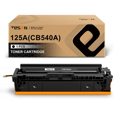 TESEN 125A CB540A Remanufactured Toner Cartridge Replacement 1 Pack Black